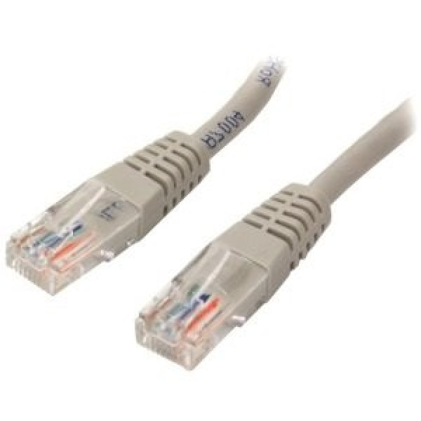 Cable STARTECH RJ45M/M UTP cat.5e  5,0m gris sin apantallar