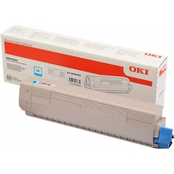 TONER-C833/843-CYAN-10K