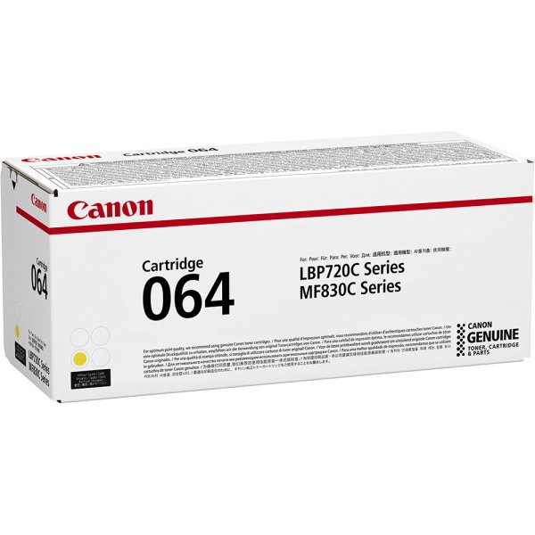 Toner CANON 064: amarillo i-SENSYS LBP722 MF832  5.000p.