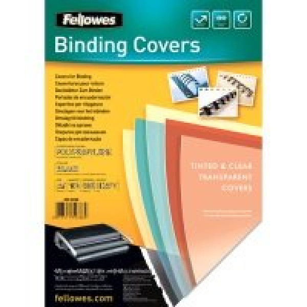 FELLOWES (100) portadas PP transparente A4 500 micras 450x212x30mm
