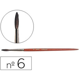 Pinceles acuarela nº6   pelo engomado