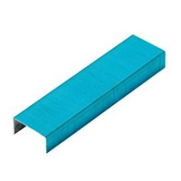 Caja de 2000 grapas REXEL nº56 26/6 color azul
