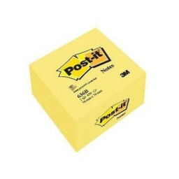 Cubo notas POST-IT amarillo 76x76mm 450h.