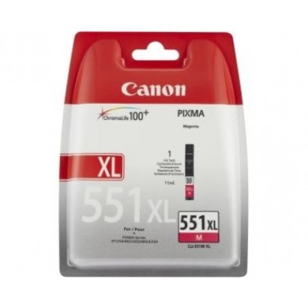 C.t. CANON CLI551MXL  Pixma IP7250 IP7240 magenta MG5440 MG5450 MG5550  Alta cap. *BLISTER ALARMA*