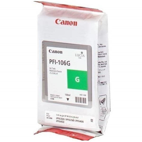 C.t. CANON PFI-106G  IPF6400  IFP6450  verde 130 ml