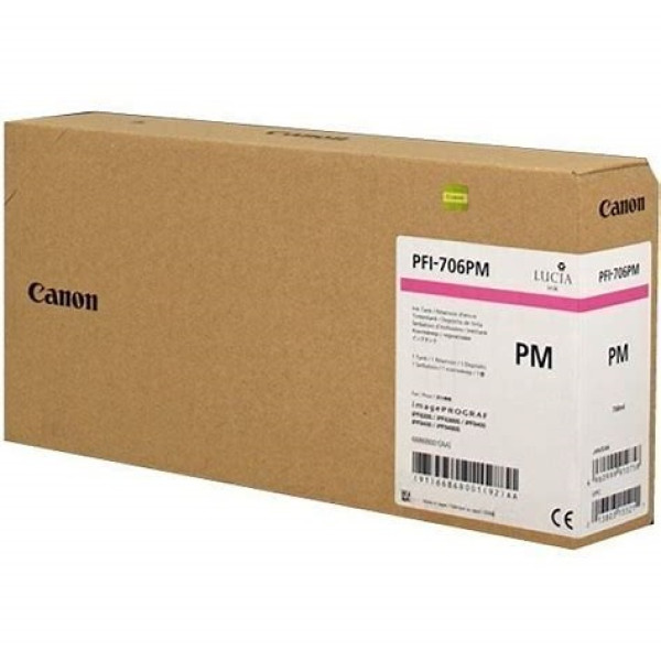 C.t. CANON PFI-706PM:  IPF8300 IPF8400 foto magent 700 ml.
