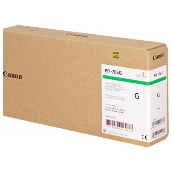C.t. CANON PFI-706G:  IPF8300 IPF8400 verde 700 ml.