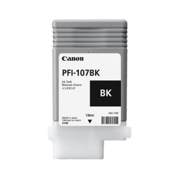 C.t. CANON PFI-107BK: IPF680 IPF685 IPF780 negro  IPF785 IPF670 130ml.