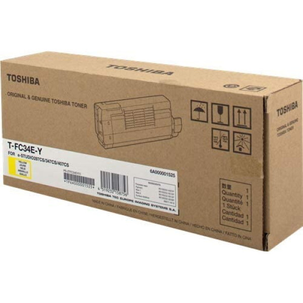 Toner TOSHIBA T-FC34E-Y: e-Studio 287 347 407 12.000p. (6A000001770) Yellow
