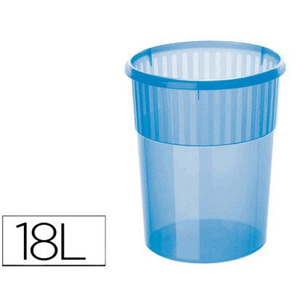 Papelera plastico OFFISYS 7745 - 18 litros medida 310 x 350