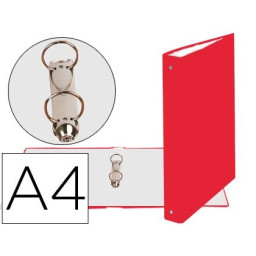 Carpeta 2 anillas EXACOMPTA A4 roja 30mm Carpeta 2 anillas EXACOMPTA A4 roja 30mm