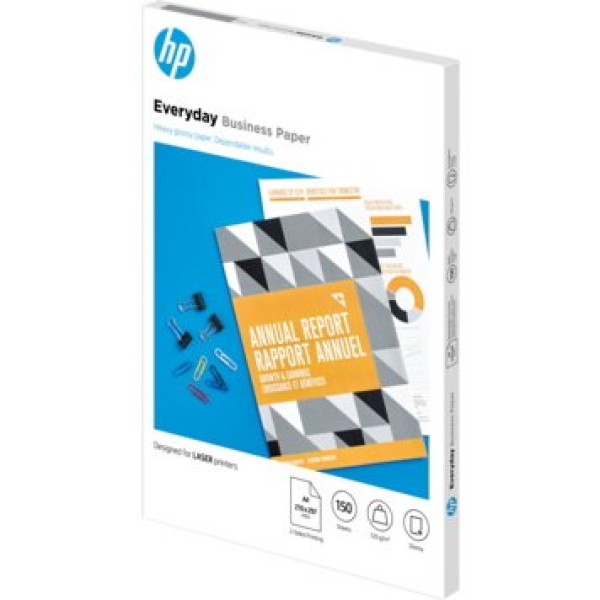 Papel HP Everyday Business láser brillo blanco 150A4 120gr.