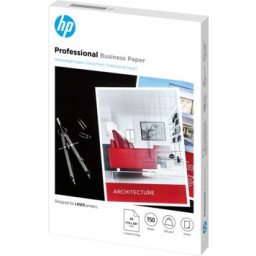 Papel HP Professional Business Paper 200g. 150A4 para impresión láser, acabado satinado