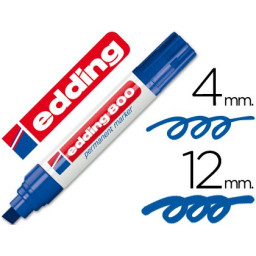 Rotulador EDDING marcador permanente 800 azul