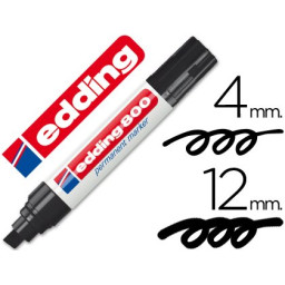 Rotulador EDDING marcador permanente 800 negro