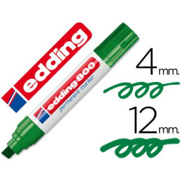 Rotulador EDDING marcador permanente 800 verde