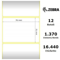 ETICH.IN CARTA 76 X 51MM  CONF.12