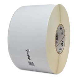 (12)Rollos etiquetas transfer ZEBRA Z-Select 2000T 102x51mm, 1370et/rollo blanca permanente perforada