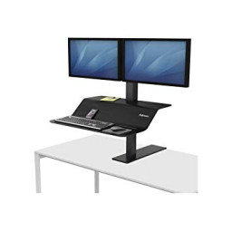 FELLOWES Estacion de trabajo Sit-Stand Lotus VE Doble