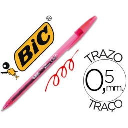 Boligrafo BIC Cristal gel rojo
