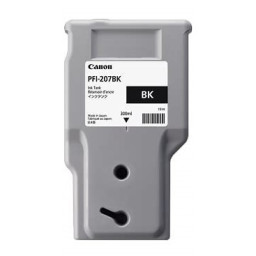C.t. CANON PFI-207BK:  IPF680 IPF685 negro IPF780 IPF785  300 ml.