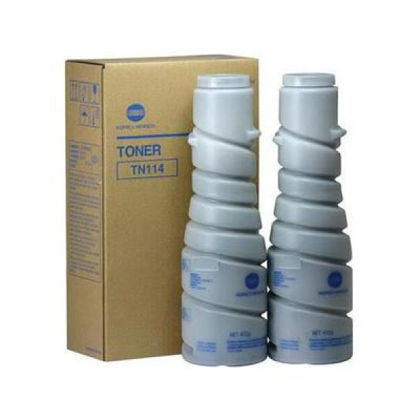 (2) Toner KONICA-MINOLTA TN114:  DI152 DI162 DI183 DI210 DI1611  2 x 11.000p. (8937-722)(8937-784)