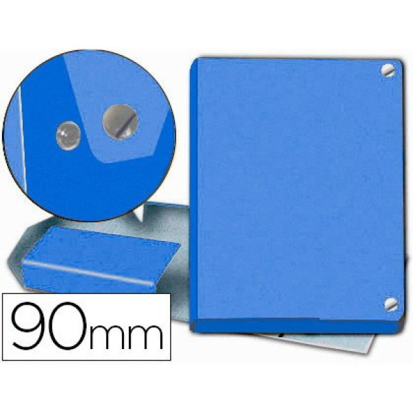 Carpeta proyectos PARDO Folio azul 350x240mm cartón forrado con broche lomo 90mm Carpeta proyectos PARDO Folio azul 350x240mm cartón forrado con broche lomo 90mm