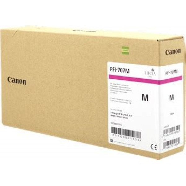 C.t. CANON PFI-707M:  IPF830 IPF840 IPF850 700ml. magenta