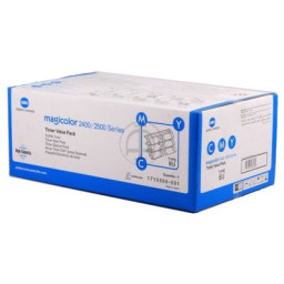 (3) Toner KONICA-MINOLTA MC2400 MC2430 MC2480 MC2490 MC2500 MC2550  3 x 4.500p.  (1710595-001)