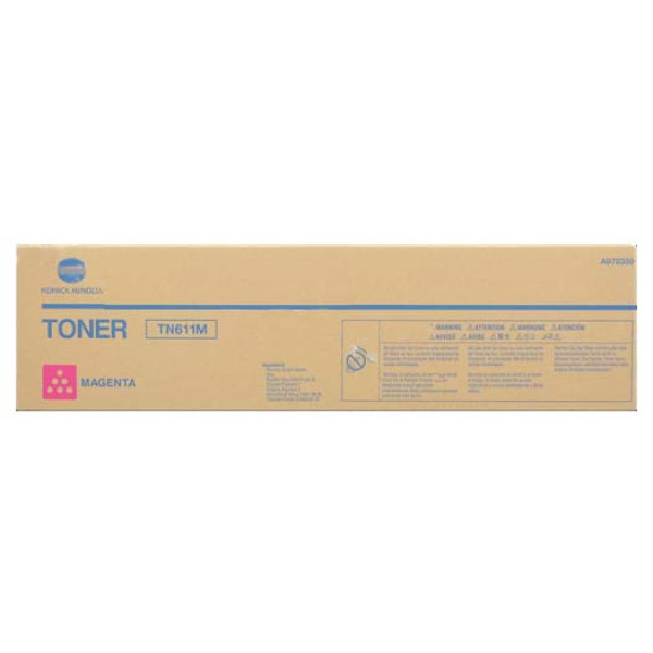 Toner KONICA-MINOLTA TN611M:  Bizhub C451 magenta Bizhub C550 C650  27.000p.