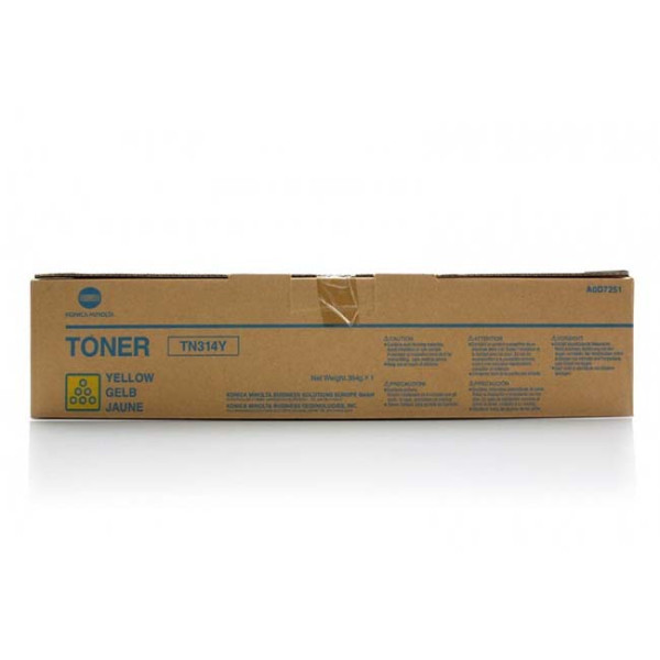 Toner KONICA-MINOLTA TN314Y:  Bizhub C353 amarillo Bizhub C355  20.000p.