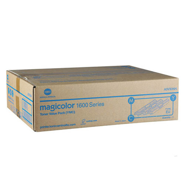 (3) Toner KONICA-MINOLTA MC1600 MC1650 MC1680 (CMY)  3 x 2.500p.