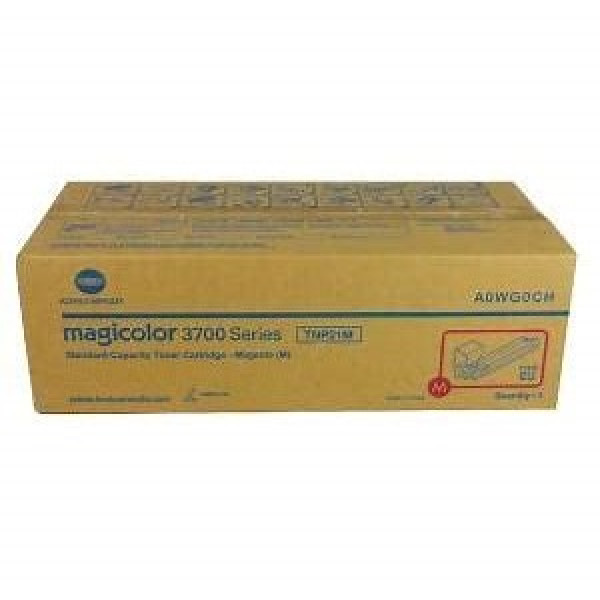 Toner KONICA-MINOLTA TNP21M:  MC3730 magenta 3.000p. (toner+revelador)