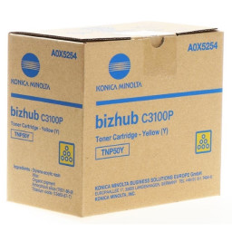Toner KONICA-MINOLTA TNP50Y: Bizhub C3100P amaril 5.000p. Toner KONICA-MINOLTA TNP50Y: Bizhub C3100P amaril 5.000p.