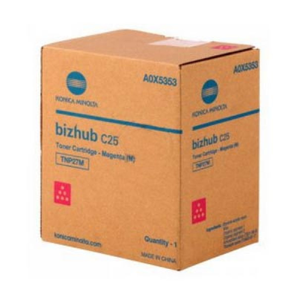 Toner KONICA-MINOLTA TNP27M magenta Bizhub C25  3.500p.
