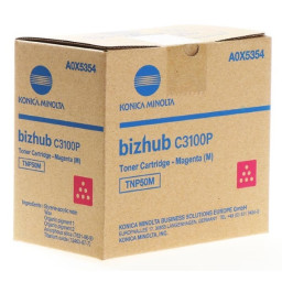 Toner KONICA-MINOLTA TNP50M: Bizhub C3100P magent 5.000p. Toner KONICA-MINOLTA TNP50M: Bizhub C3100P magent 5.000p.
