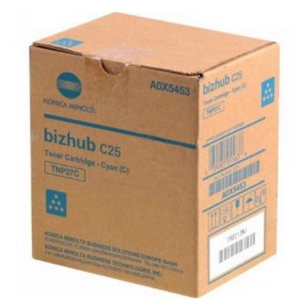 Toner KONICA-MINOLTA TNP27C cian Bizhub C25  3.500p.