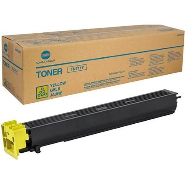 Toner KONICA-MINOLTA TN711Y: BizHub 654e amarillo Standar
