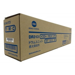 Tambor KONICA-MINOLTA DR313: Bizhub C258 C308 368  Color (CMY) 75.000p.