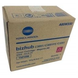 Toner KONICA-MINOLTA TNP49M: Bizhub C3851 Magenta C3351 12.000p. Toner KONICA-MINOLTA TNP49M: Bizhub C3851 Magenta C3351 12.000p.