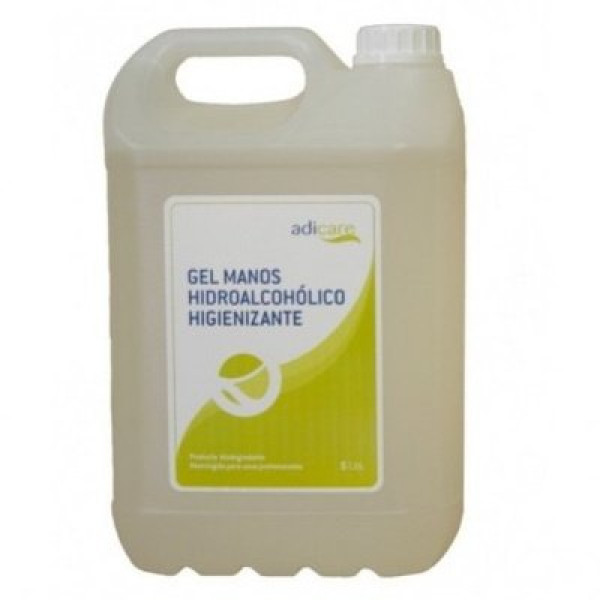 ADICARE gel hidroalcohólico desinfectante 5L gel manos higienizante, garrafa 5 litros ADICARE gel hidroalcohólico desinfectante 5L gel manos higienizante, garrafa 5 litros