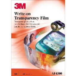 Transparencias 3M escrit.a mano 100A4 **