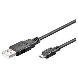 Cable DIGITUS USB 2.0 tipo A M - microUSB tipo B M (5pin), 3 mts.