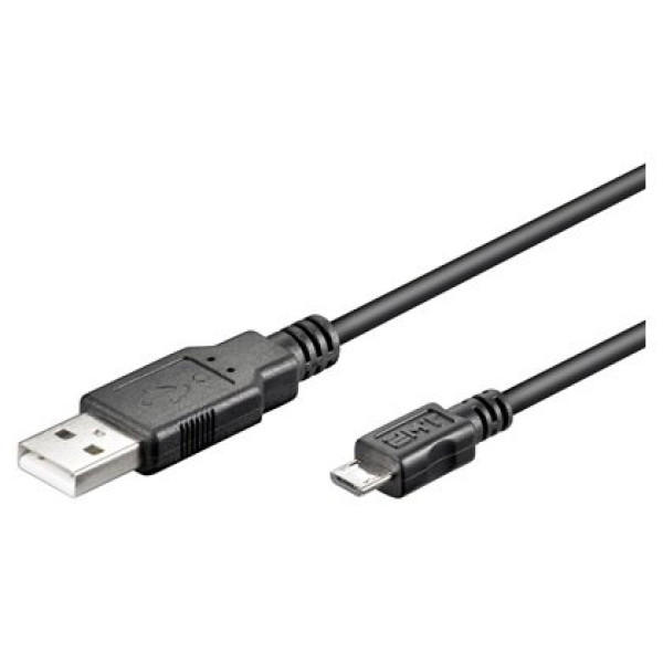 Cable DIGITUS USB 2.0 tipo A M - microUSB tipo B M (5pin), 3 mts.