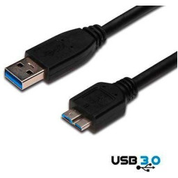Cable USB 3.0 Tipo A Macho - Micro USB Tipo B Mach 1.8 mts