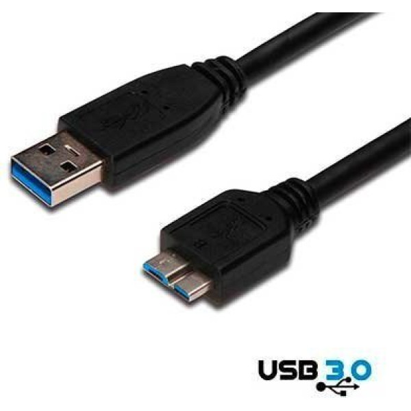 Cable USB 3.0 Tipo A Macho - Micro USB Tipo B Mach 1.8 mts Cable USB 3.0 Tipo A Macho - Micro USB Tipo B Mach 1.8 mts