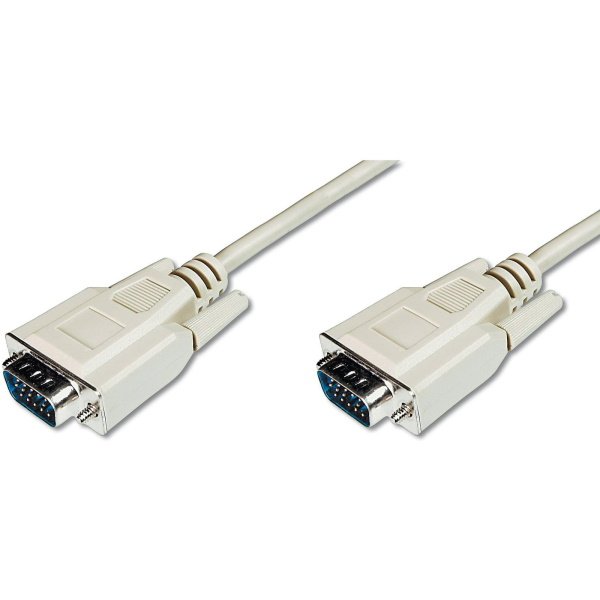 Cable DIGITUS vídeo HD15 M/M 3,0m, gris (VGA/SVGA) Cable DIGITUS vídeo HD15 M/M 3,0m, gris (VGA/SVGA)