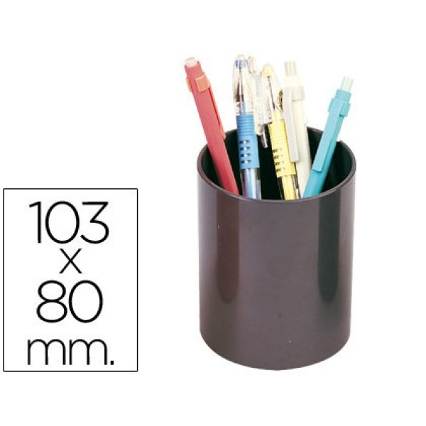 Cubilete portalapices APC-180 negro 103 x 80 mm.