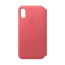 IPHONE XS LEATHER FOLIO PINK