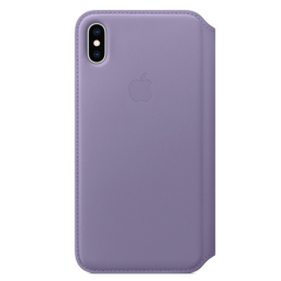 IPHONE XS MAX LEATHER FOLIO LILAC